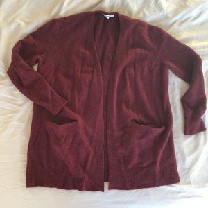 Madewell red Kent cardigan